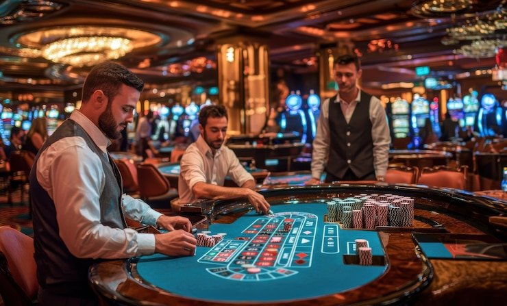 Pengguna menikmati mesin slot online dengan latar promo terbaru yang menarik